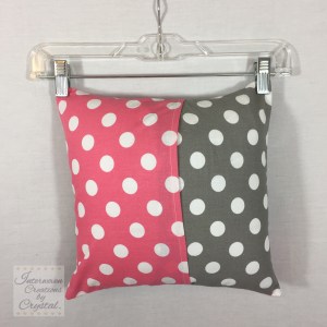 Baby Girl Quilt & Pillow Set ~ Back of Pillow