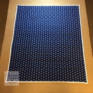 Patriotic Baby Quilt and Pillow Set ~ Back of Quilt