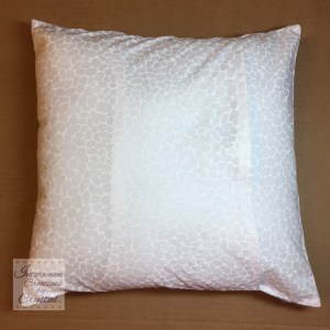 Patriotic Baby Quilt and Pillow Set ~ Back of Pillow