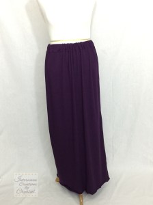 Purple Knit Maxi Skirt