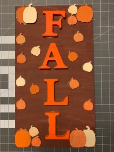 Fall 2019 Wood Sign