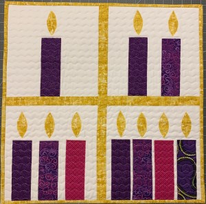 Advent Candle Quilt ~ 2019